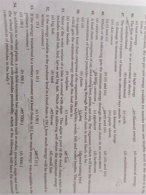 In addition to wheat plants, a crop field ecosystem has organism such ...