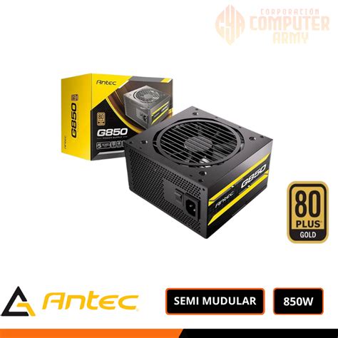 FUENTE ANTEC 850W 80 PLUS GOLD SEMI MODULAR – COMPUTER ARMY