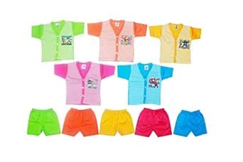 Buy BREEZEWAY New Born Baby cloth Baby Boys Baby Girls Top and Bottom ...