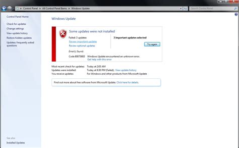 Windows 2016 Update error KB4103720 - sh