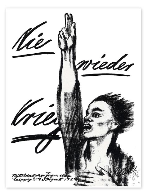 Never gain war (German) print by Käthe Kollwitz | Posterlounge