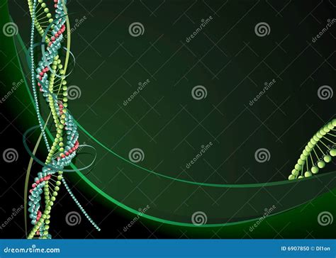 Green Biology background stock vector. Illustration of human - 6907850