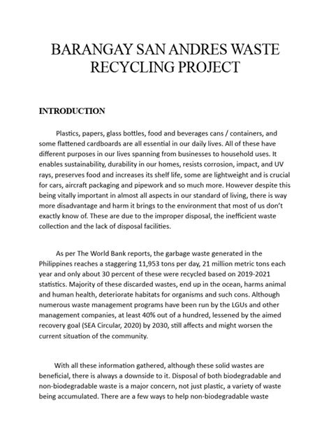 Image result for Waste Management Community Projects Philippines