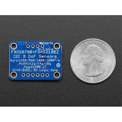 Adafruit Precision NXP 9-DOF Breakout Board - FXOS8700 + FXAS21002 at ...