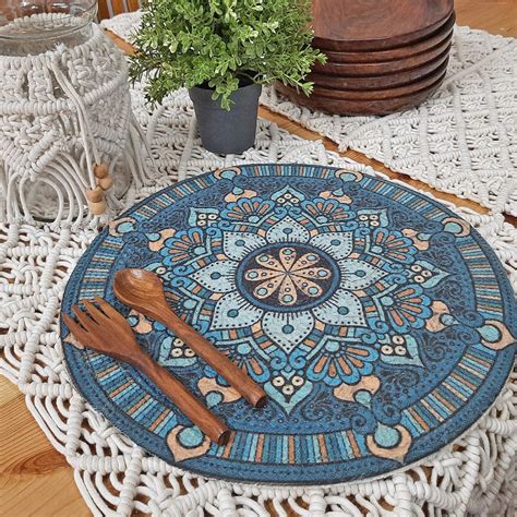 All Natural Round Cotton Braided Mats- “Natura Collection By Avioni”-W ...