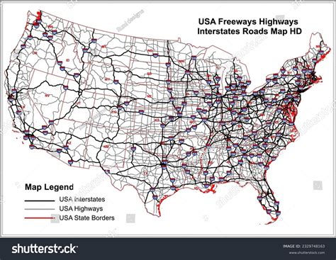 map highways united states