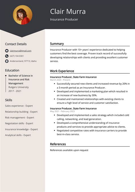 Insurance Producer Resume: Sample & Guide [Entry Level + Senior Jobs]