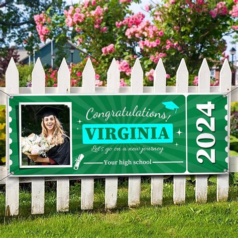 Custom Personalized Vinyl Graduation Banners With Photo - Eksprint