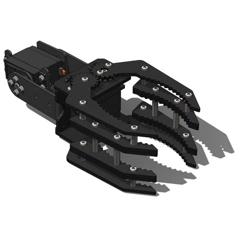 SunRobotics ABS 2DOF Robotics Hand Claw Gripper Mount Kit Best for ...