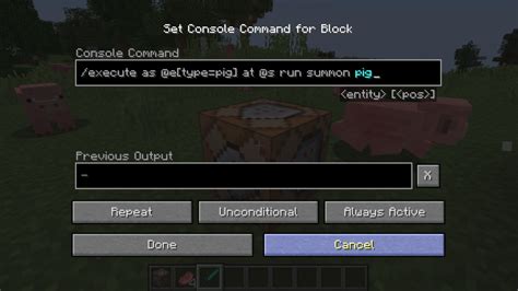 Image result for How to Remove Repeating Outputs Minecraft for One Command Block