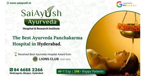 India’s leading Ayurvedic Panchakarma hospital in Hyderabad — Sai Ayush ...