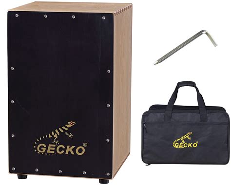 Gecko Cajon Box Drum Wooden Percussion Box Musical Instrument Bass ...