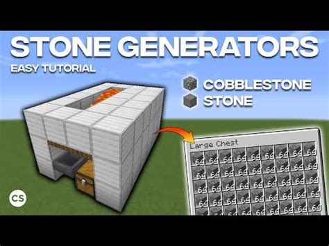 Image result for Cobblestone Generator Tutorial