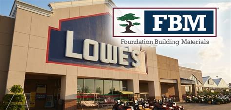 Lowe’s to Buy Foundation Building Materials for $8.8B in Pro Boost ...