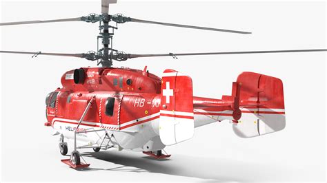 3D model Kamov KA 32 Firefighting Helicopter Simplified Interior | 3D ...