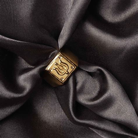 Divine Gold Plated Mahadev Trishul Ring - Spiritual Jewelry – Divine Hindu