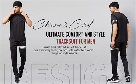 Buy Chrome & Coral Ultimate Comfort and Style Tracksuit for Running ...