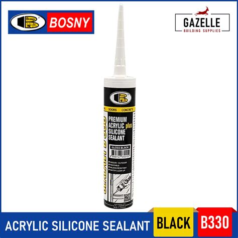 Bosny Premium Acrylic Plus Silicone Sealant B330 300ml Paintable Prosil ...