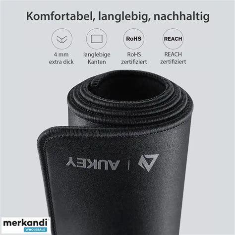 Aukey XXL Gaming Mouse Pad KM-P2 800 x 300 mm, Premium Keyboard Mouse ...