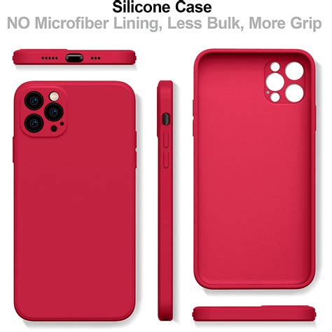 Casotec Shockproof Matte Liquid Silicone Case with Camera Protection ...