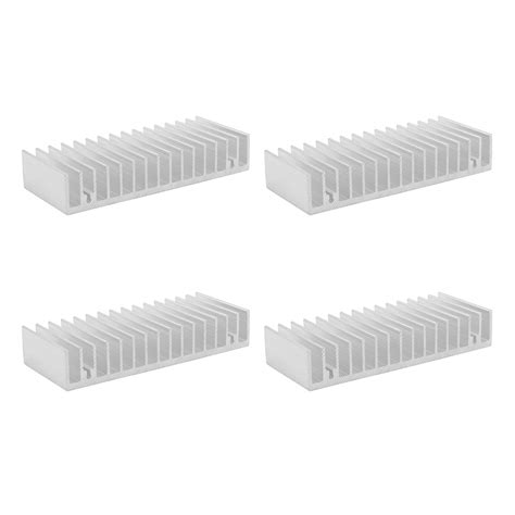 Unxuey White Tone Aluminium Radiator Heatsinks Cooler Fin Aluminum Heat ...