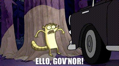 YARN | Ello, gov'nor! | Regular Show (2010) - S02E01 Animation | Video ...