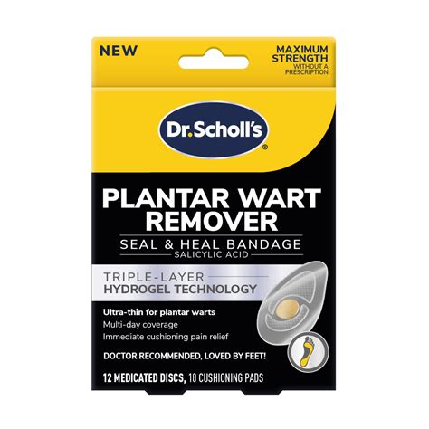 Plantar Wart Remover Seal & Heal Bandage with Hydrogel Technology – DrScholls