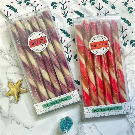 Christmas Festive Alcoholic Drinks Stirrers Duo By Holly's Lollies
