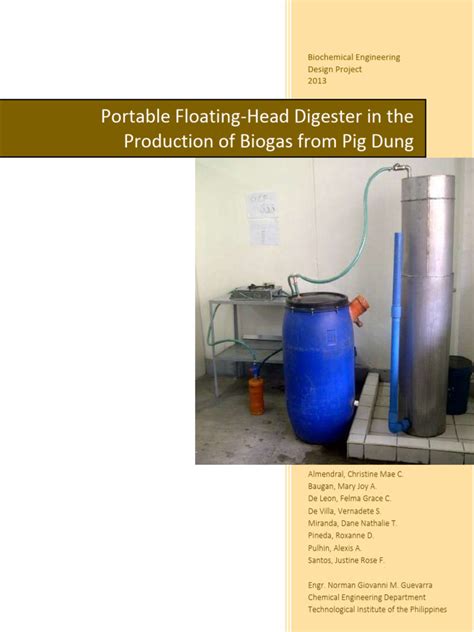 Image result for Design Bio Digester