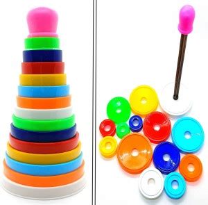 Dynamic Retail Global Stacking Rings Stacking Toys for Kids, Baby ...