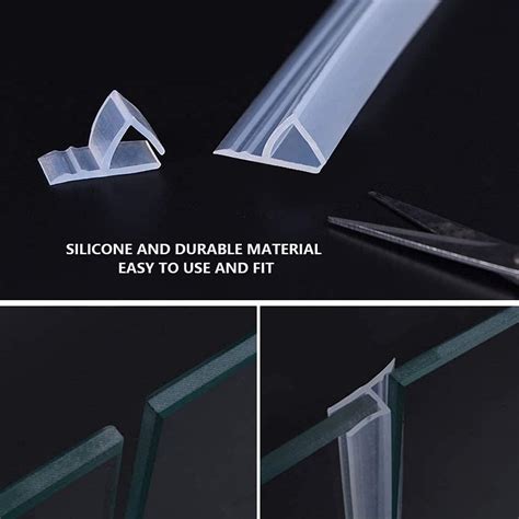 Buy Soft Shower Door Seal Strip,Glass Door Seal Strip,Bath Door Seal ...
