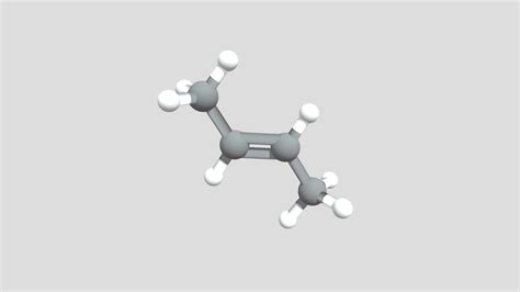 Stereochemistry: Trans-2-butene - Download Free 3D model by IMU ...