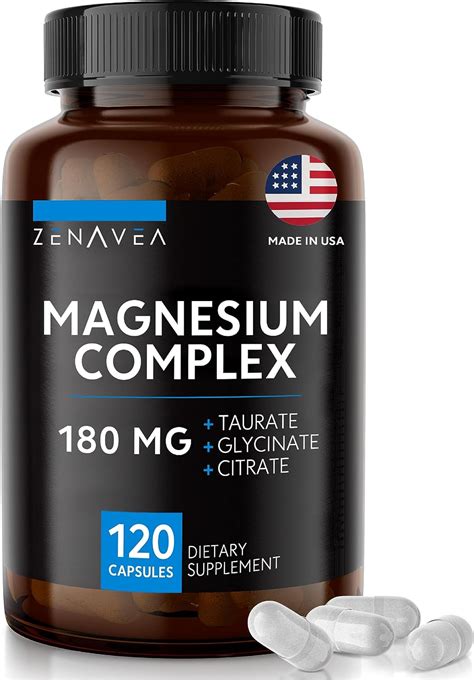 Triple Magnesium Complex Supplement - 120 Vegan Barbados | Ubuy