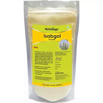 Nutriosys Isabgol Powder – AYUSH Upchar