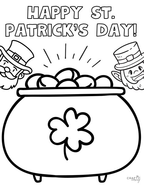 St Patricks Coloring Sheets For Kids - Infoupdate.org