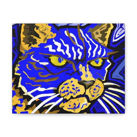 Kentucky Canvas, Kentucky Wildcat Wall Art, Wall Art for Kentucky Fan ...