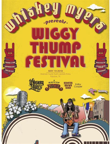 Wiggy Thump Festival - Whiskey Myers (Concert), Anderson County Youth ...