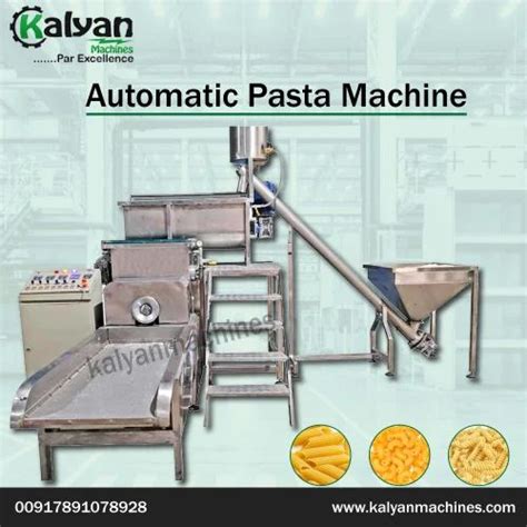 Pasta Making Machine - 400 Kg Fully Automatic Pasta Processing Line ...