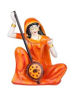 Buy RNP Home Decor Meera Bai Playing Ek Tara Musical Instrument in ...