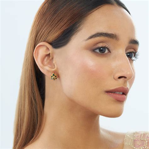 Silver Temple Earring 153674