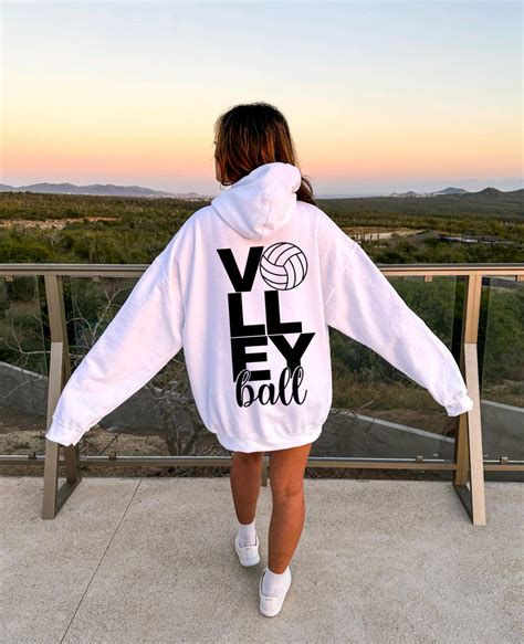 Youth Volleyball Player Hooded Sweatshirt for Girls - Sports Team ...