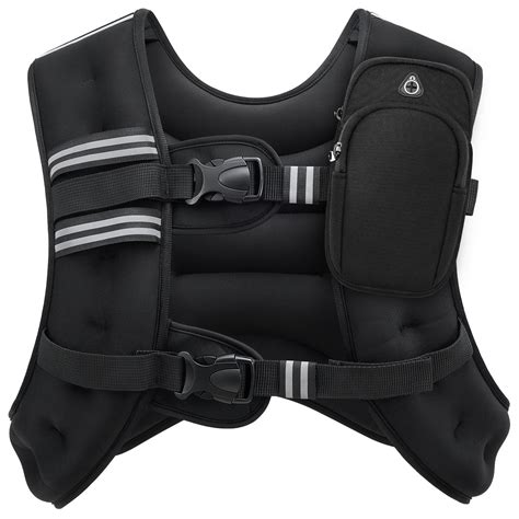 ZELUS Weighted Vest, 6lb/8lb/12lb/16lb/20lb/25lb/30lb Weight Vest with ...