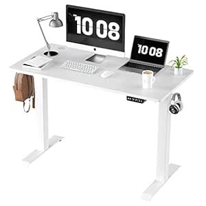 Shintenchi Electric Standing Desk, 48 x 24 Inch Height Adjustable Sit ...
