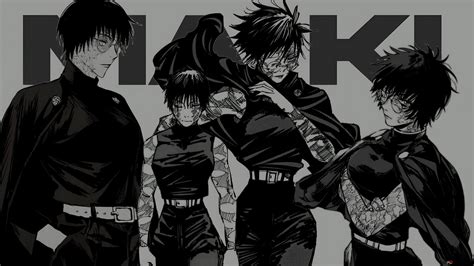 Maki zenin Jujutsu Kaisen 0 and a major character of its sequel series 4K wallpaper download
