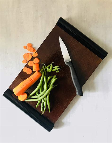 Buy Celona Handcrafted Reversible Wooden Serving Tray, Chopping Board ...