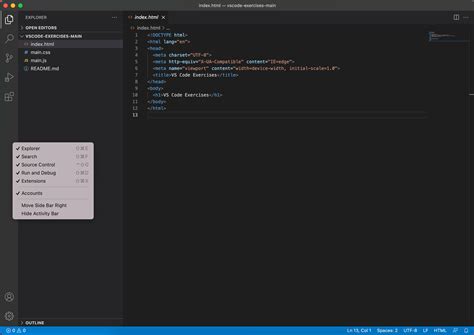 Image result for vs Code. Activity Bar