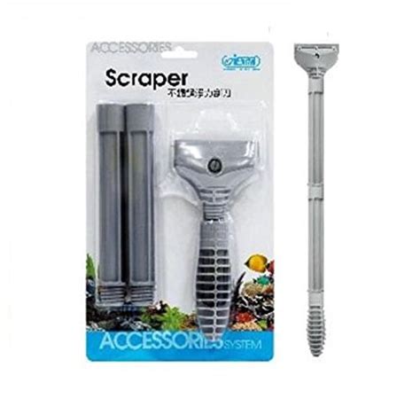 ISTA Scraper I-903 Happy Fins Extendable Cleaning Rod with Ergonomic ...