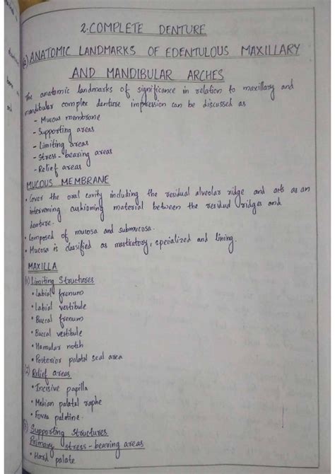 ANATOMIC LANDMARKS OF EDENTULOUS ARCHES FOR COMPLETE DENTURE (GPT8 ...