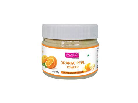 Premium Quality Orange Peel Powder -100 gm - Kerala Naturals