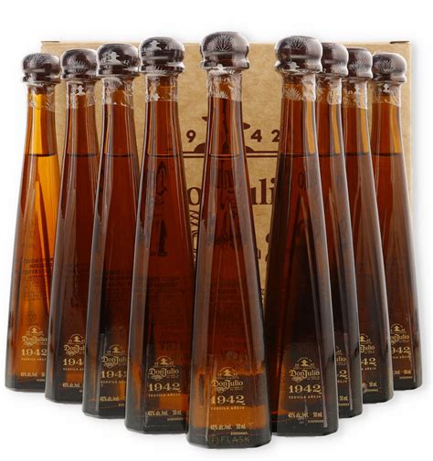 Buy Don Julio 1942 Mini Bottles 10 Pack Tequila Box (10x 50ml ...